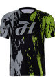 HOLOKOLO Cycling short sleeve jersey - TYRE MTB - black/grey/green