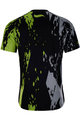 HOLOKOLO Cycling short sleeve jersey - TYRE MTB - black/grey/green