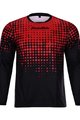 HOLOKOLO Cycling summer long sleeve jersey - INFRARED MTB LONG - red/black