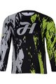 HOLOKOLO Cycling summer long sleeve jersey - TYRE MTB LONG - green/grey/black