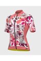 ALÉ Cycling short sleeve jersey and shorts - PR-S GARDEN LADY - pink/black