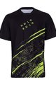 HOLOKOLO Cycling short sleeve jersey - UNIVERSE MTB - black/yellow