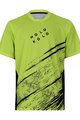 HOLOKOLO Cycling short sleeve jersey - UNIVERSE MTB - yellow/black