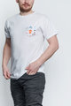NU. BY HOLOKOLO Cycling short sleeve t-shirt - PEDAL BY PEDAL - multicolour/white