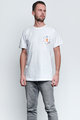 NU. BY HOLOKOLO Cycling short sleeve t-shirt - PEDAL BY PEDAL - white/multicolour