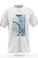 NU. BY HOLOKOLO Cycling short sleeve t-shirt - DON'T QUIT - white/blue