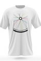 NU. BY HOLOKOLO Cycling short sleeve t-shirt - RIDE THIS WAY - multicolour/white