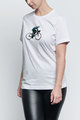 NU. BY HOLOKOLO Cycling short sleeve t-shirt - BEHIND BARS - white/green