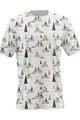 NU. BY HOLOKOLO Cycling short sleeve t-shirt - HEARTCORE - multicolour/white