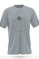NU. BY HOLOKOLO Cycling short sleeve t-shirt - RIDE THIS WAY - multicolour/grey