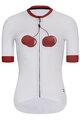 RIVANELLE BY HOLOKOLO Cycling short sleeve jersey and shorts - FRUIT LADY  - white/black/red