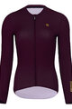 HOLOKOLO Cycling short sleeve jersey and shorts - VICTORIOUS ELITE - black/bordeaux