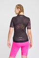 RIVANELLE BY HOLOKOLO Cycling short sleeve jersey and shorts - MAAPPI DARK LADY - black/pink