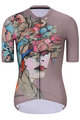 RIVANELLE BY HOLOKOLO Cycling short sleeve jersey and shorts - MADAM FLOWER - green/multicolour