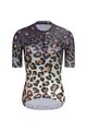 RIVANELLE BY HOLOKOLO Cycling short sleeve jersey and shorts - WILDCAT - black/brown