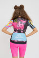 RIVANELLE BY HOLOKOLO Cycling short sleeve jersey and shorts - MEDITATION  - pink/black