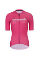 RIVANELLE BY HOLOKOLO Cycling short sleeve jersey and shorts - DRAW UP - black/pink