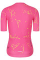 RIVANELLE BY HOLOKOLO Cycling short sleeve jersey and shorts - PASSION - yellow/pink