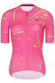 RIVANELLE BY HOLOKOLO Cycling short sleeve jersey and shorts - PASSION - yellow/pink