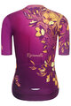 RIVANELLE BY HOLOKOLO Cycling short sleeve jersey and shorts - BAROC - yellow/beige/purple