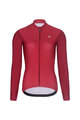 RIVANELLE BY HOLOKOLO Cycling winter set with jacket - PERFORMANCE WINTER - black/bordeaux