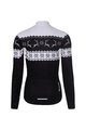 RIVANELLE BY HOLOKOLO Cycling winter set with jacket - FROSTTRAIL WINTER - black/white