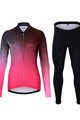 HOLOKOLO Cycling winter set - DAZZLE LADY WINTER - pink/black