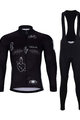 HOLOKOLO Cycling winter set - BLACK OUT WINTER - white/black