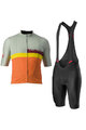 CASTELLI Cycling short sleeve jersey and shorts - A BLOCCO - black/multicolour
