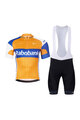 BONAVELO Cycling short sleeve jersey and shorts - RABOBANK - orange/blue/black