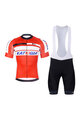 BONAVELO Cycling short sleeve jersey and shorts - KATUSHA - red/black
