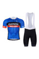 BONAVELO Cycling short sleeve jersey and shorts - GARMIN SHARP - blue/black