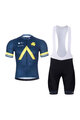 BONAVELO Cycling short sleeve jersey and shorts - AQUA BLUE - blue/black