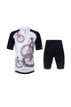 HOLOKOLO Cycling short sleeve jersey and shorts - RIDERS KIDS - multicolour/white/black