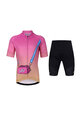 HOLOKOLO Cycling short sleeve jersey and shorts - CANDYBAG - multicolour/pink/black