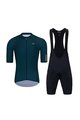 HOLOKOLO Cycling short sleeve jersey and shorts - VICTORIOUS GOLD  - green/black