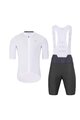 HOLOKOLO Cycling short sleeve jersey and shorts - HOLOKOLO VICTORIOUS - black/white
