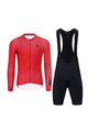 HOLOKOLO Cycling short sleeve jersey and shorts - VICTORIOUS ELITE - red