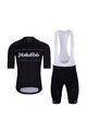 HOLOKOLO Cycling short sleeve jersey and shorts - GEAR UP - black