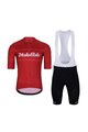 HOLOKOLO Cycling short sleeve jersey and shorts - GEAR UP  - black/red