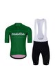 HOLOKOLO Cycling short sleeve jersey and shorts - GEAR UP  - green/black