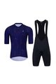 HOLOKOLO Cycling short sleeve jersey and shorts - set - blue/black