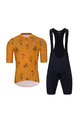 HOLOKOLO Cycling short sleeve jersey and shorts - set - black/orange