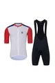 HOLOKOLO Cycling short sleeve jersey and shorts - set - black/white/blue