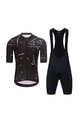 HOLOKOLO Cycling short sleeve jersey and shorts - PASSION - black/white