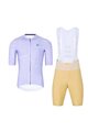 HOLOKOLO Cycling short sleeve jersey and shorts - PASSION - purple/beige