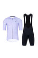 HOLOKOLO Cycling short sleeve jersey and shorts - PASSION - blue/purple