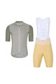 HOLOKOLO Cycling short sleeve jersey and shorts - PERFORMANCE - beige