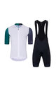HOLOKOLO Cycling short sleeve jersey and shorts - PERFORMANCE - purple/white