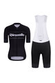 RIVANELLE BY HOLOKOLO Cycling short sleeve jersey and shorts - GEAR UP - white/black
